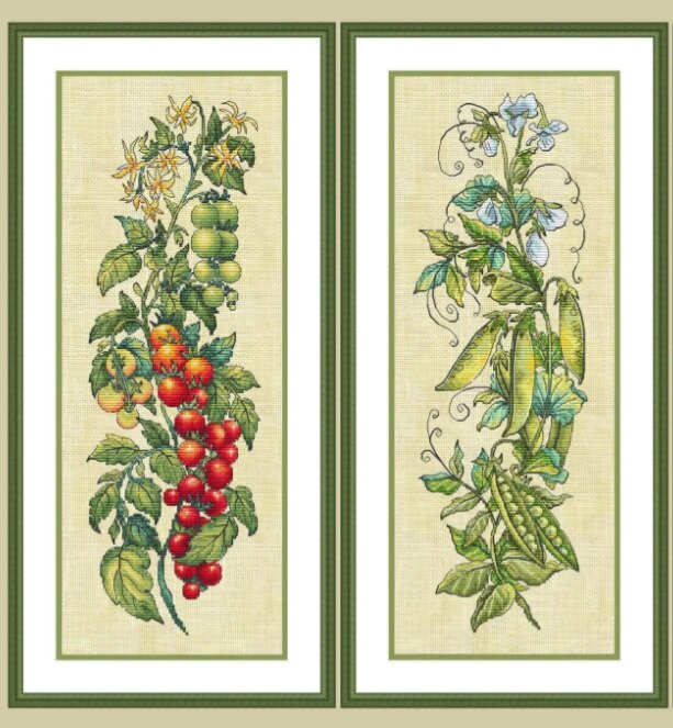 помидорки и горох