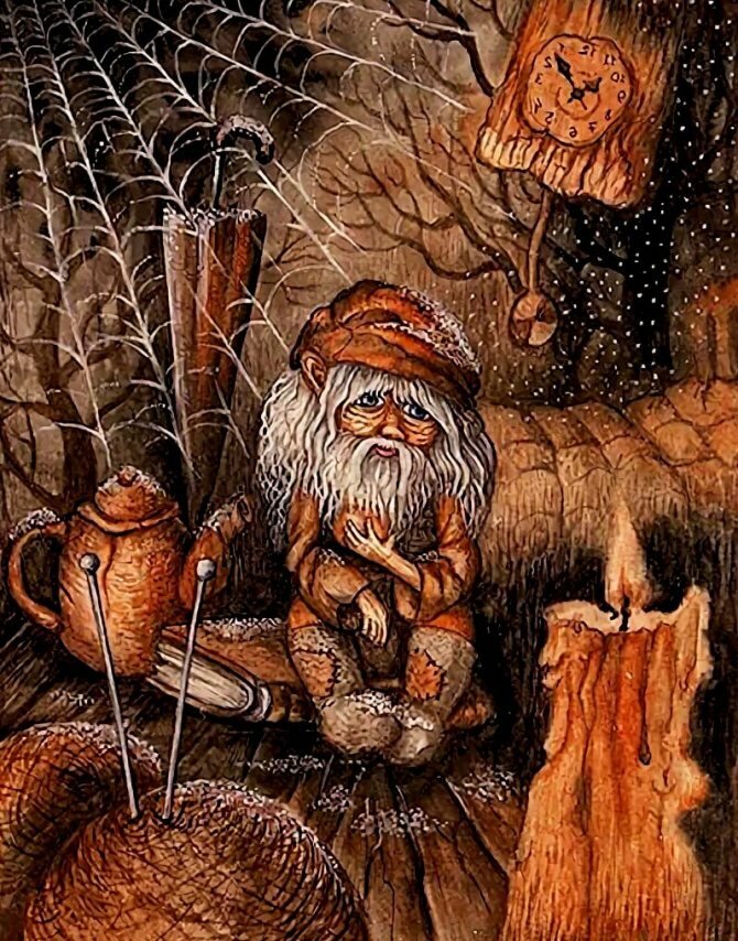 Возможно, пока я это пишу мой домовой смотрит на меня с осуждением. Картинка из открытого доступа.