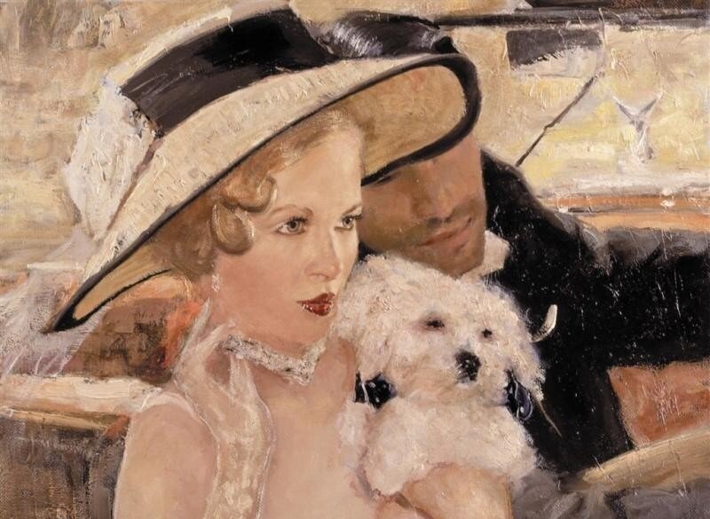 Дама с собачкой и джентельмен