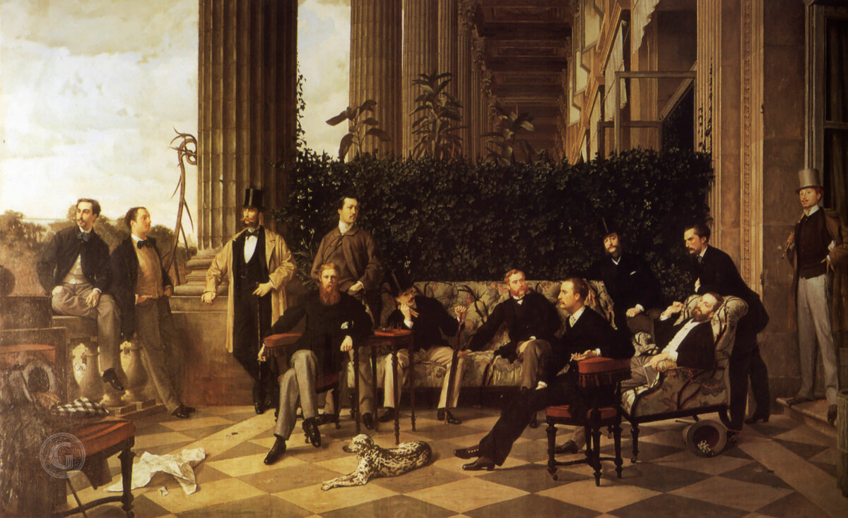 Джеймс Тиссо – The Circle of the rue Royale. Источник: gallerix.ru