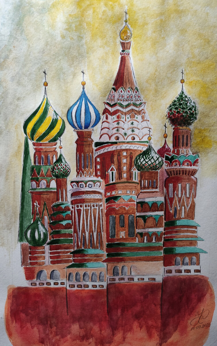 Акварель 08.09.2023г. Елена К.