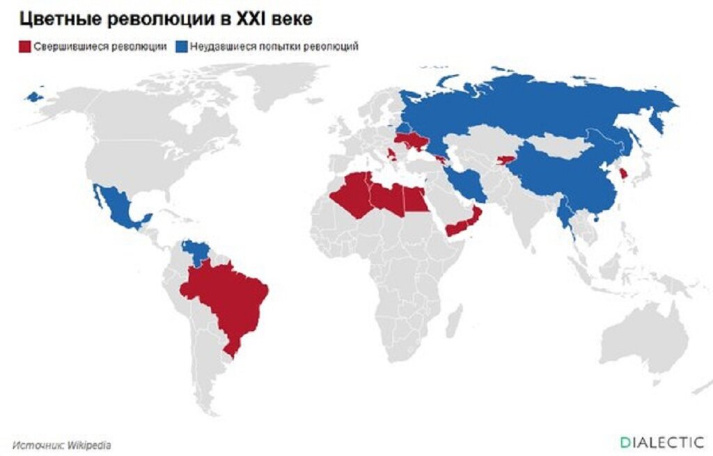 Что такое суррогатная цветная революция. Карта цветных революций США. Цветные революции 21 века. Цветные революции список. Цветные революции 20 века.