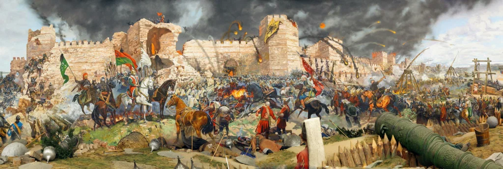 Падение Константинополя. Взято из интернета