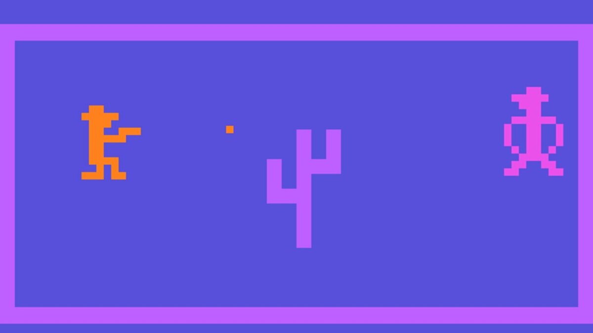 Так выглядели игры для Atari 2600, согласитесь, что эти игры уже старые.