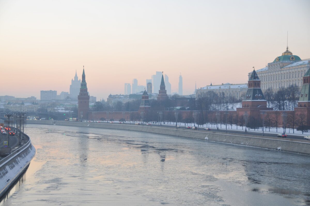 Москва. Кремль. Зима.