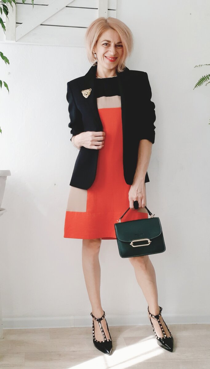 Платье и жакет из секонд -хенда. 