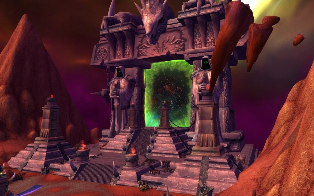 Пример телепорта из World of Warcraft