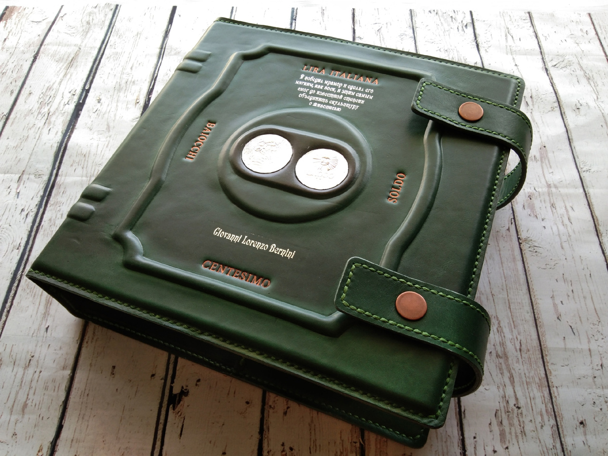 альбом для монет - лицевая сторона