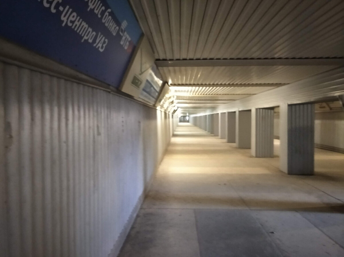 Переход к проходной УАЗ