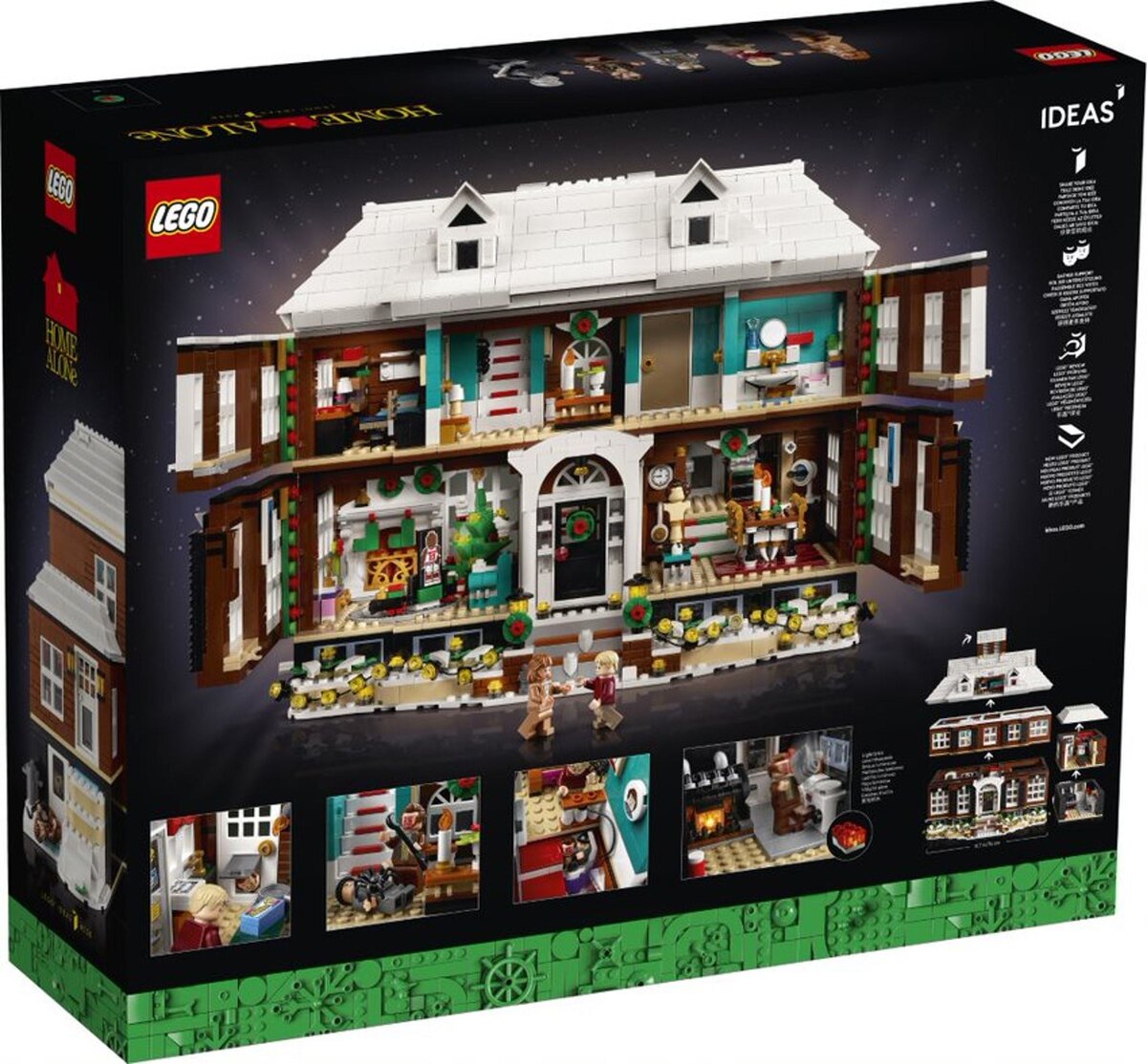 Компания LEGO представила набор серии LEGO Ideas - 21330 Home Alone House, Дом  Маккалистеров из фильма 