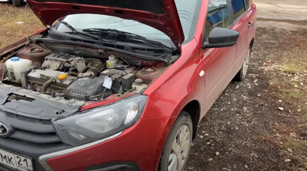 Моя Лада Гранта. Как воет коробка, сколько расходует бензина, состояние ...