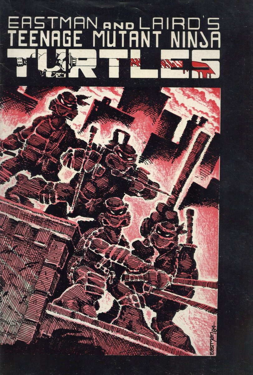 Обложка первого выпуска комикса
«Черепашки-ниндзя» (1984)