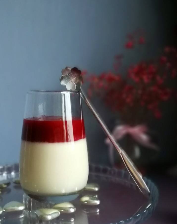 Панна котта с сакурой
