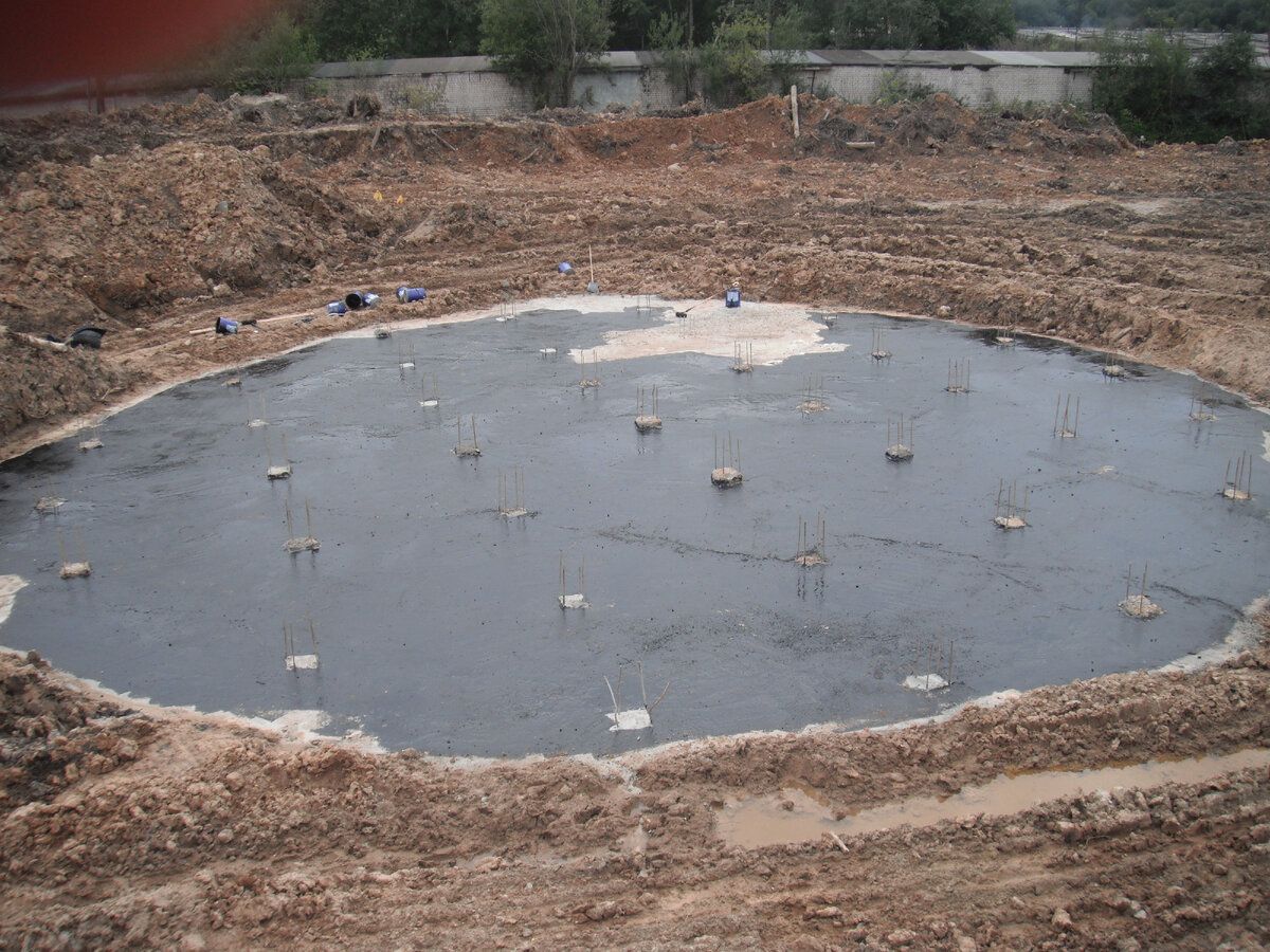 Фундаменты под резервуары - расчет основания емкостей для воды