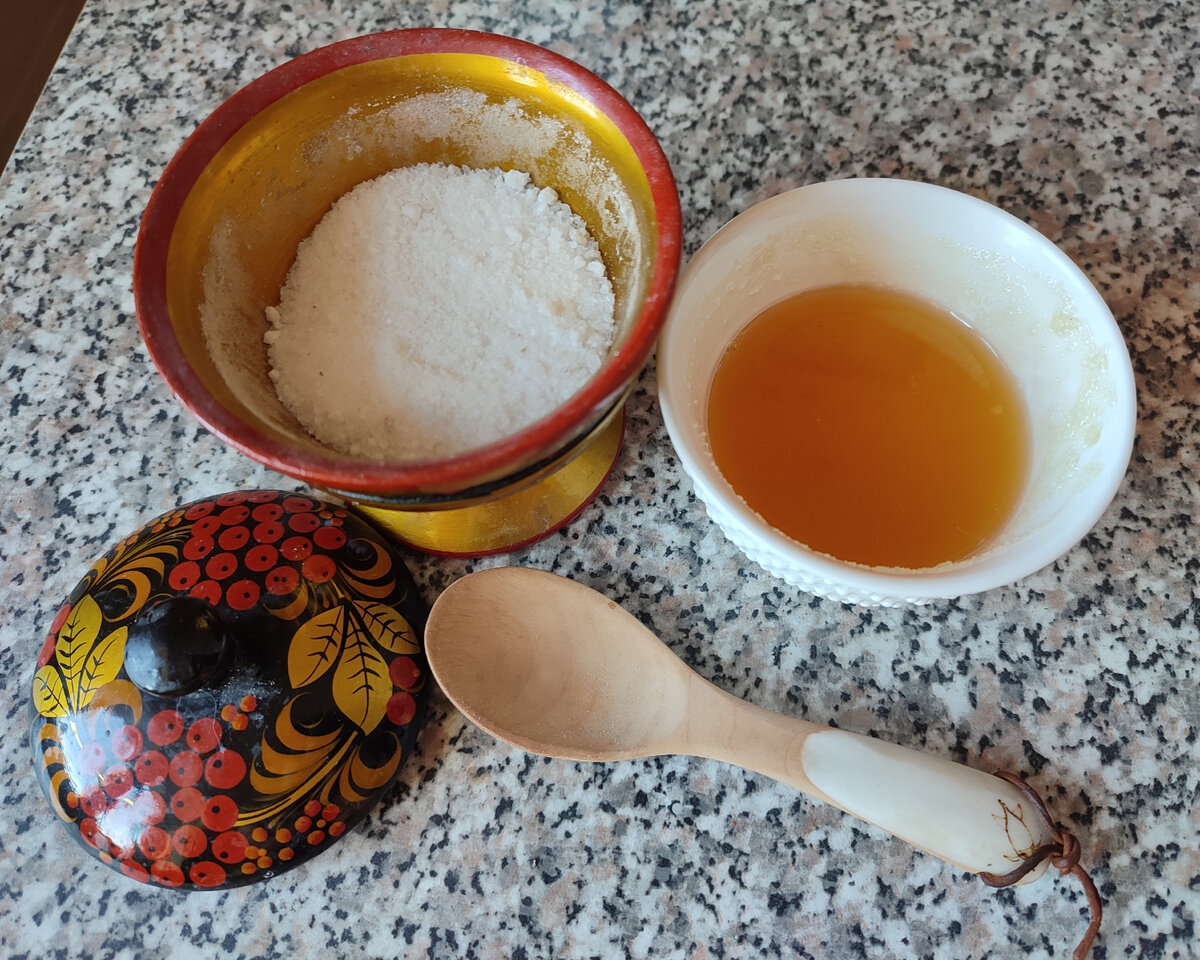 Ингредиенты для домашнего скраба