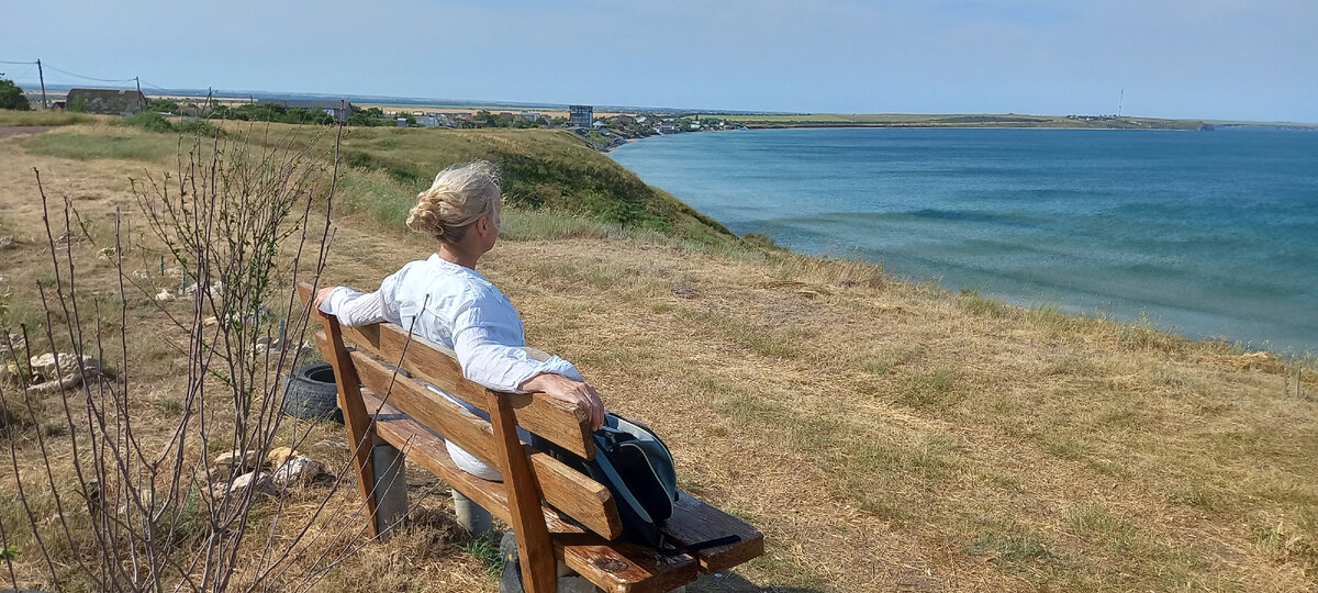 Семеновка. Крутой берег моря