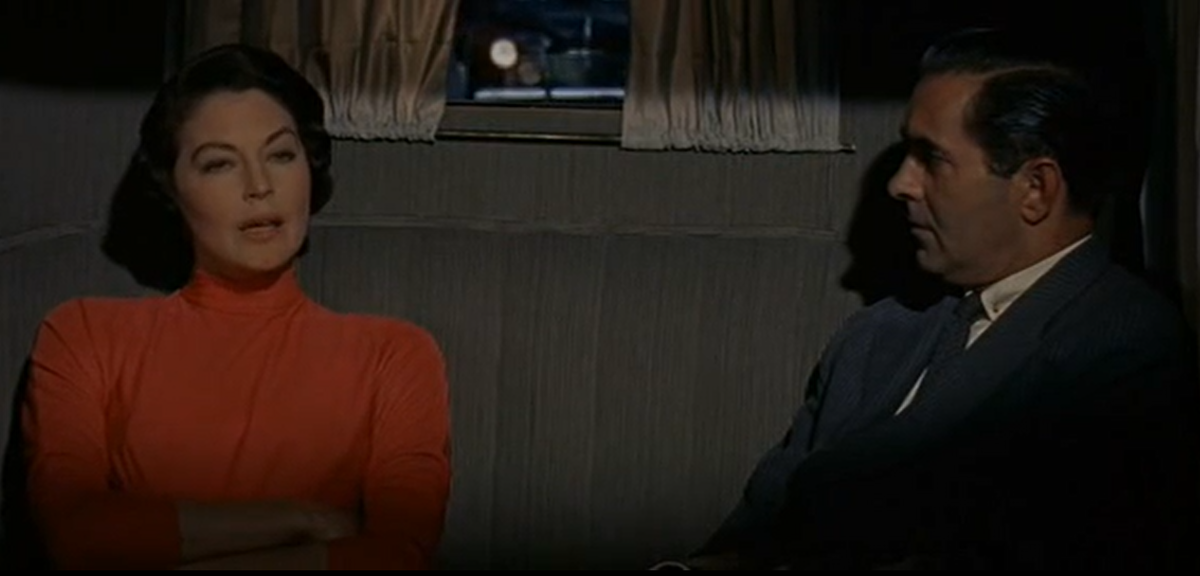 Кадр из фильма «И восходит солнце»: в роли Брет Эшли — Ава Гарднер, в роли Джейка Барнса — Тайрон Пауэр