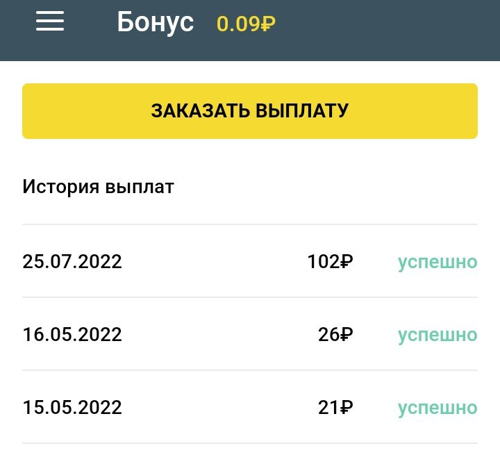 Мои выплаты