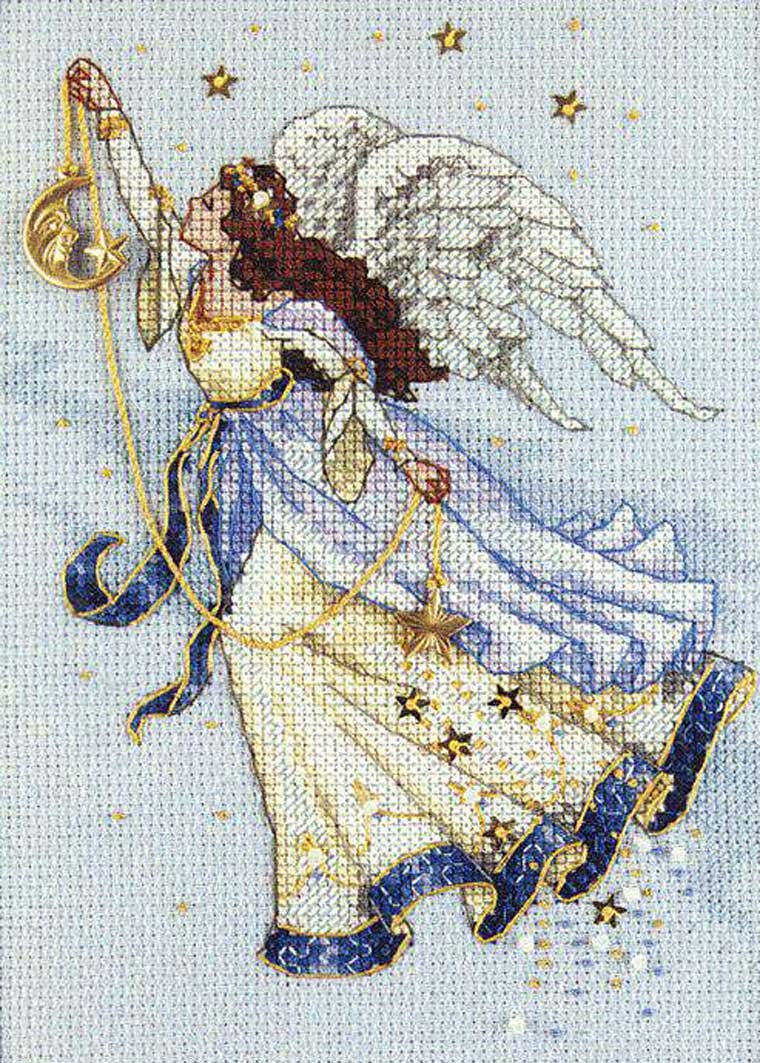 Вышивка крестом ангелы: схемы крестиком ангелочков света, набор для вышивания, как вышить хранителя