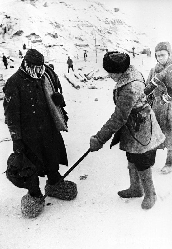 Немцы мёрзнут под Москвой