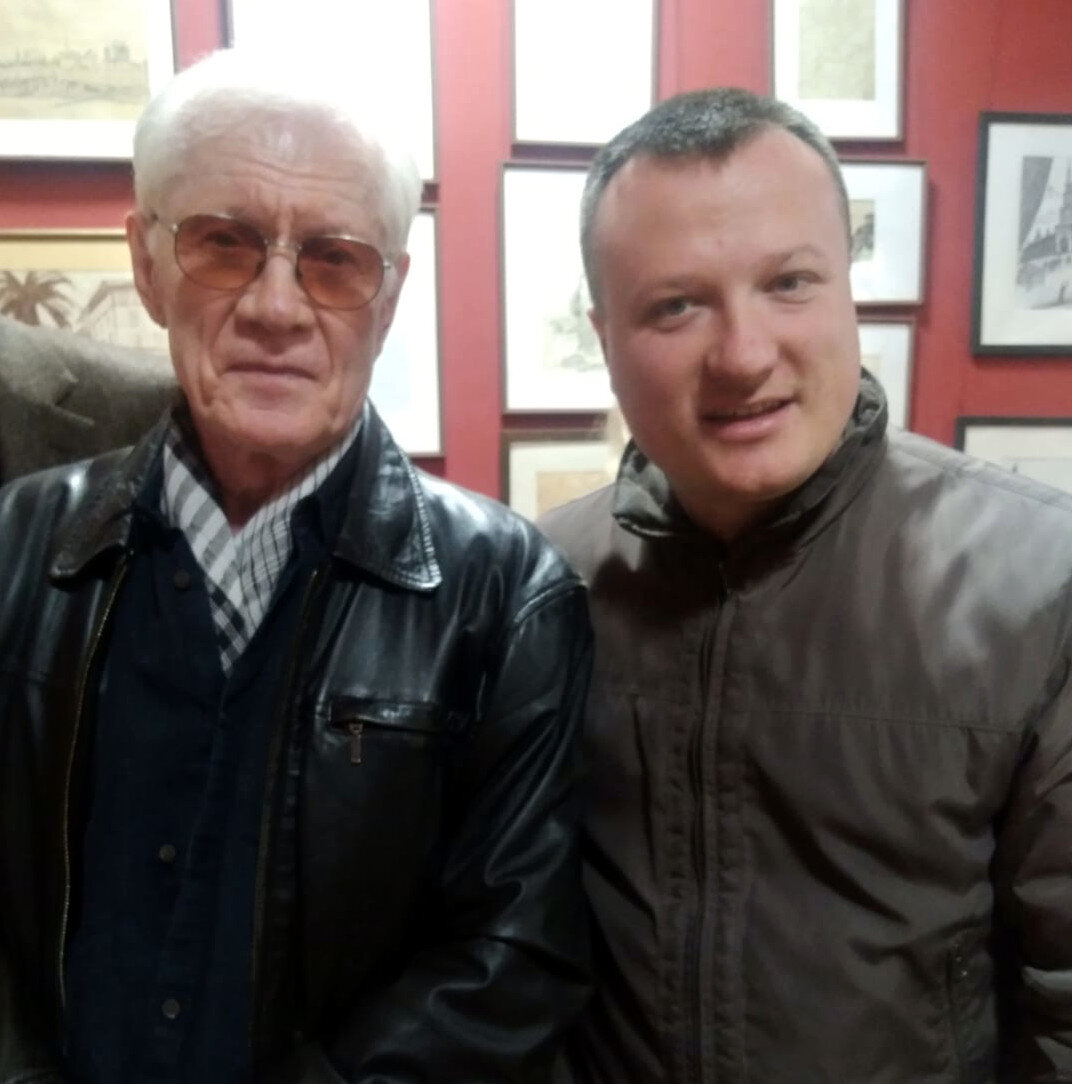 М.В. Жигалов с М. Трусовым