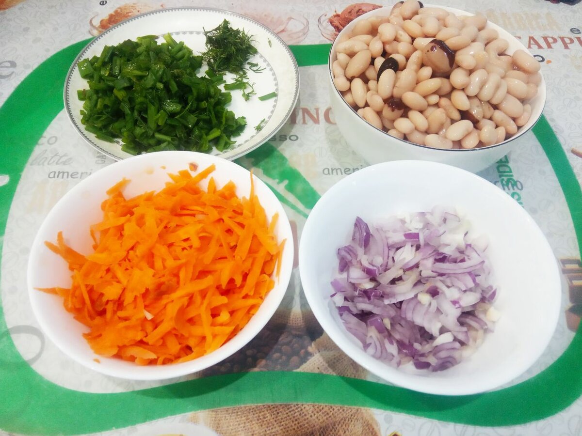 Ингредиенты для приготовления салата