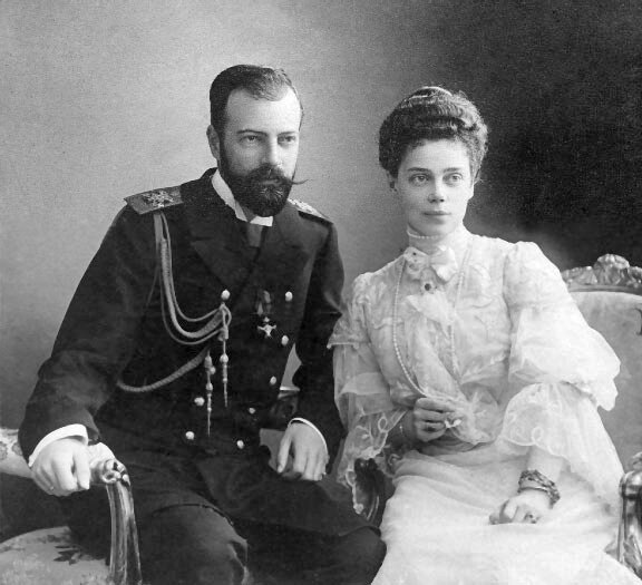 Великий князь Александр Михайлович и Великая княгиня Ксения Александровна, фото 1910-х годов.
