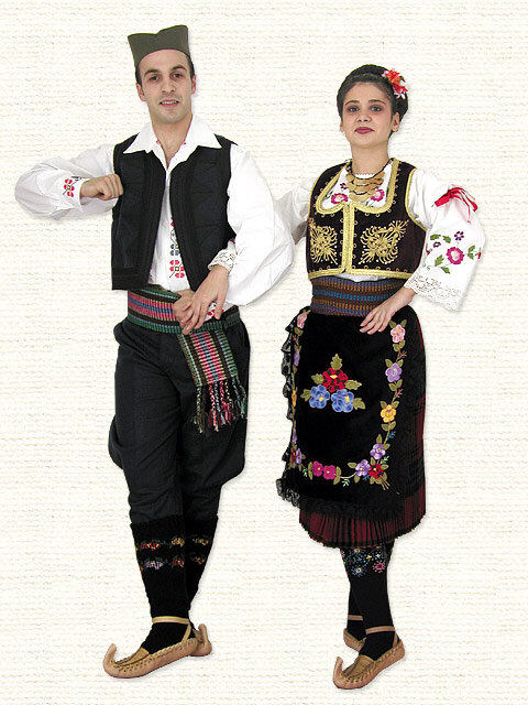 Сербия народный костюм