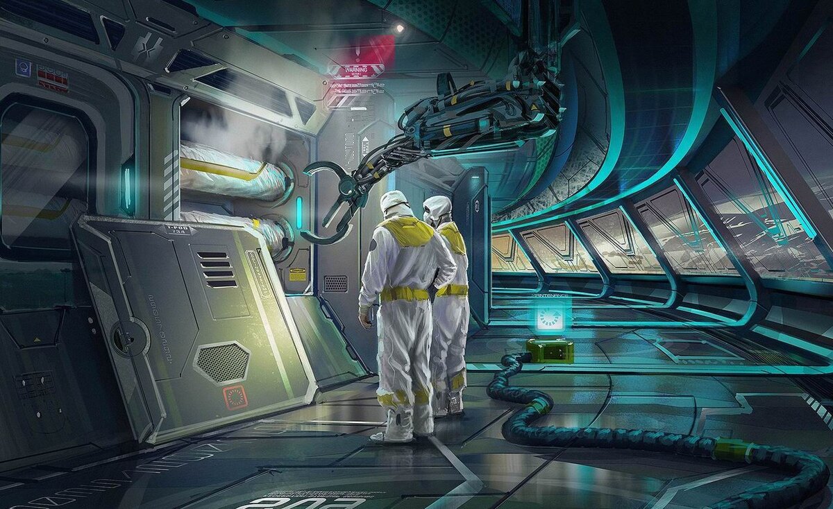 Космическая станция будущего.