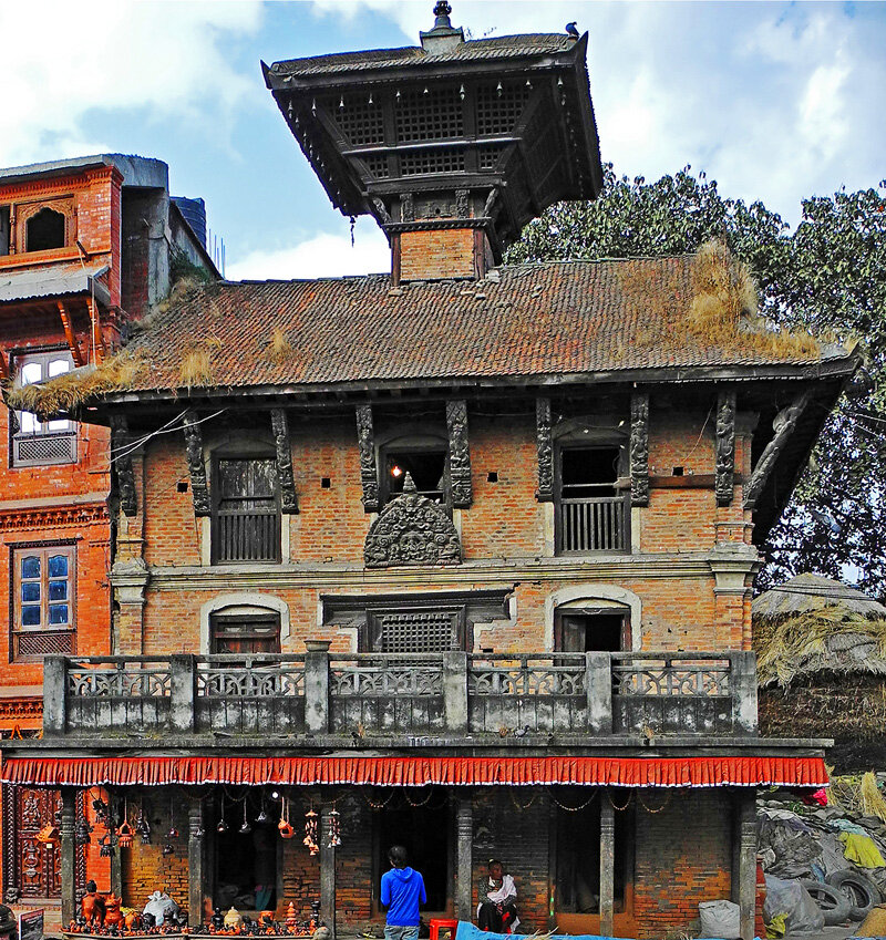 Жилой дом в Бхактапуре (Непал)