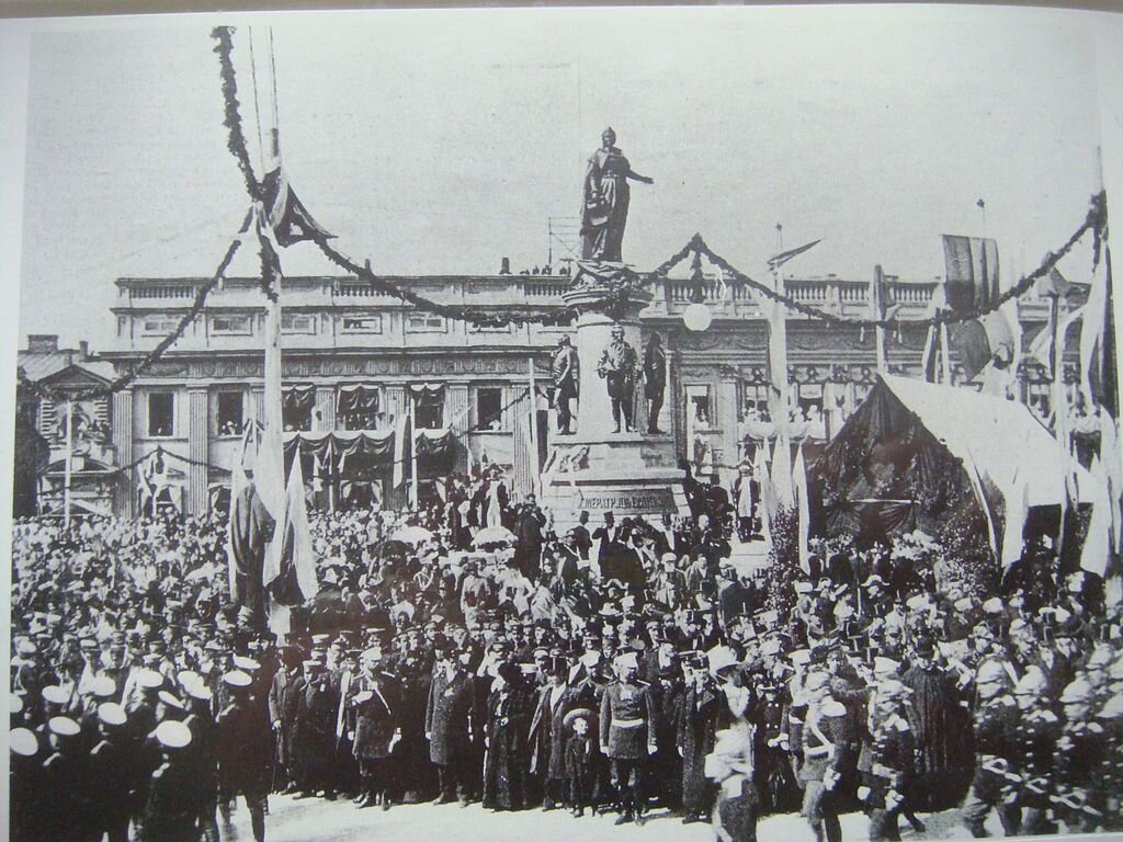 Торжественное открытие памятника. Одесса. 1900 год.