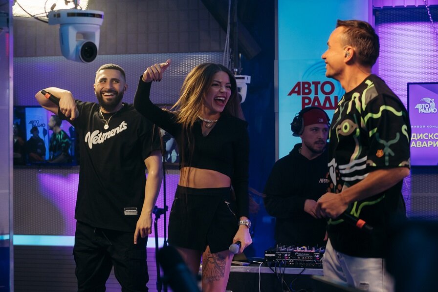 Концерт «Дискотеки Авария» в студии Авторадио