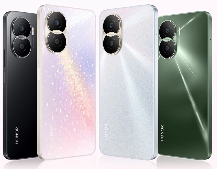 Четыре оригинальных расцветки нового смартфона HONOR X40i