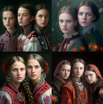 УРАЛЬСКИЕ ДЕВУШКИ. ФОТО: MIDJORNEY/HTTPS://VK.COM/WALL1051051_5919 