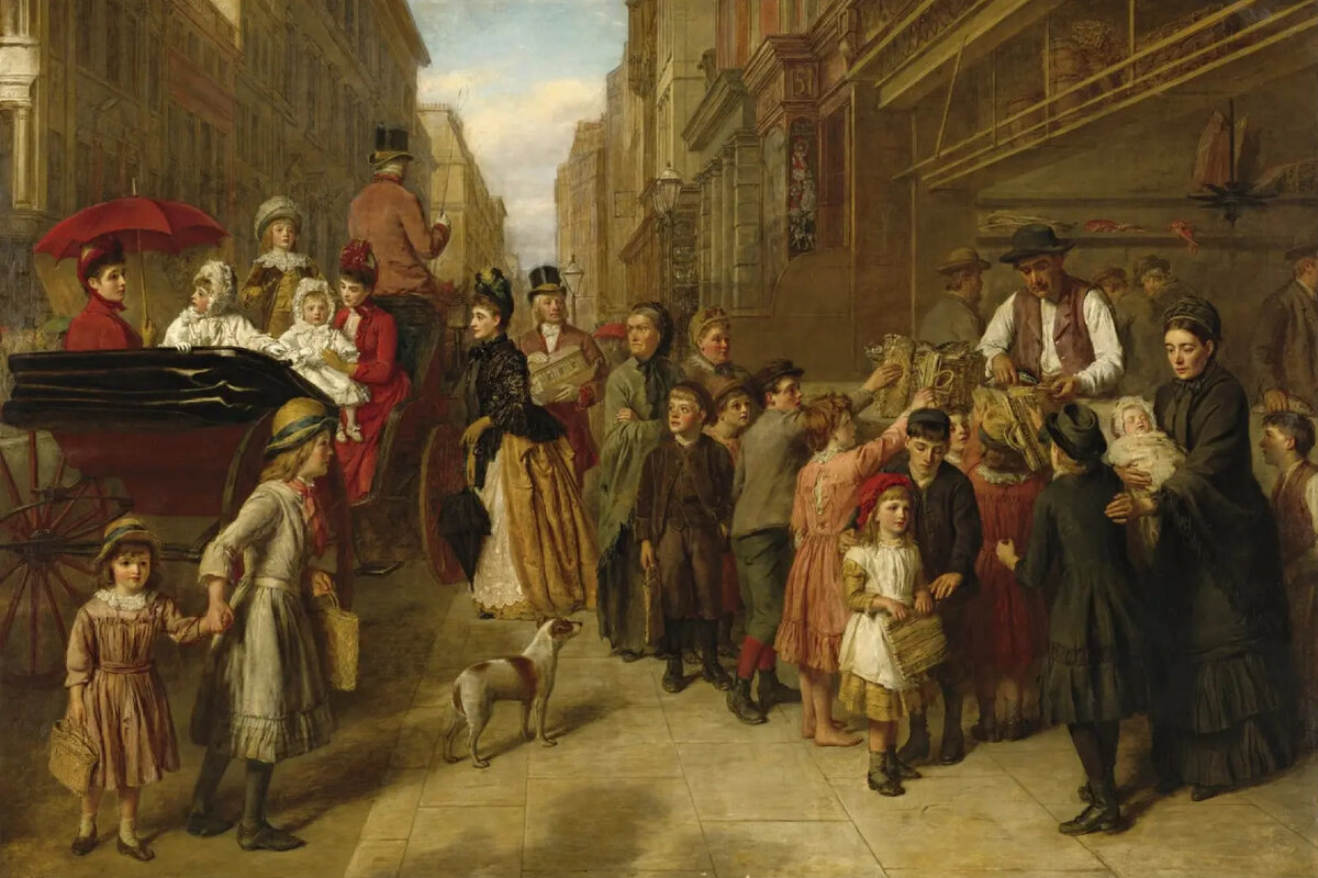 Уильям Фрайт Пауэлл. Бедность и богатство. 1888 