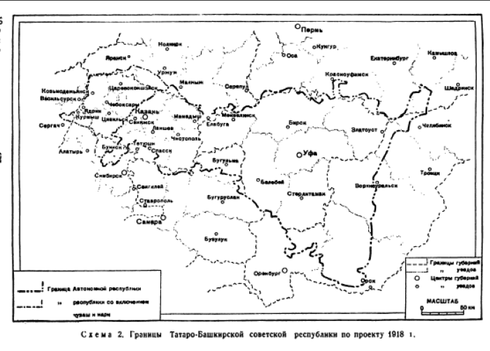 Проект татаро башкирской республики сущность и причины нереализованности