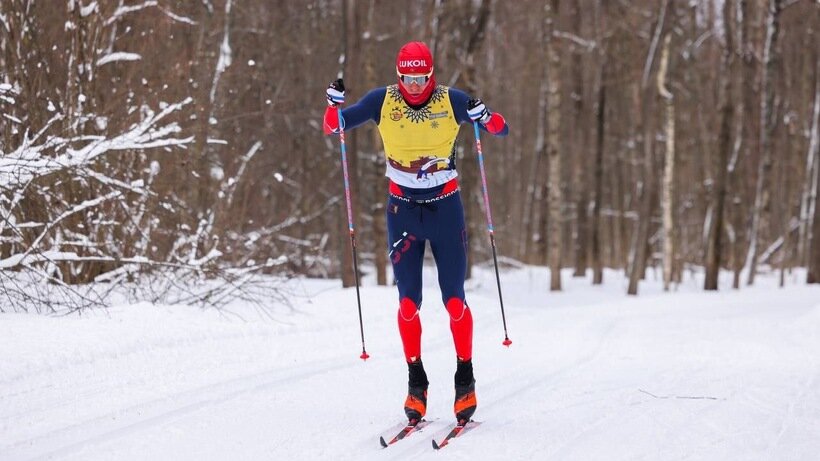    Александр Большунов на 2 этапе лыжной гонки «Кубок Головино» в Подмосковье © Пресс-служба Министерства физической культуры и спорта Московской области