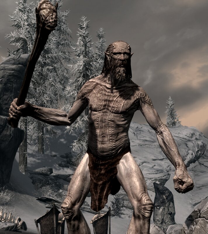 Великан с обнаженным торсом