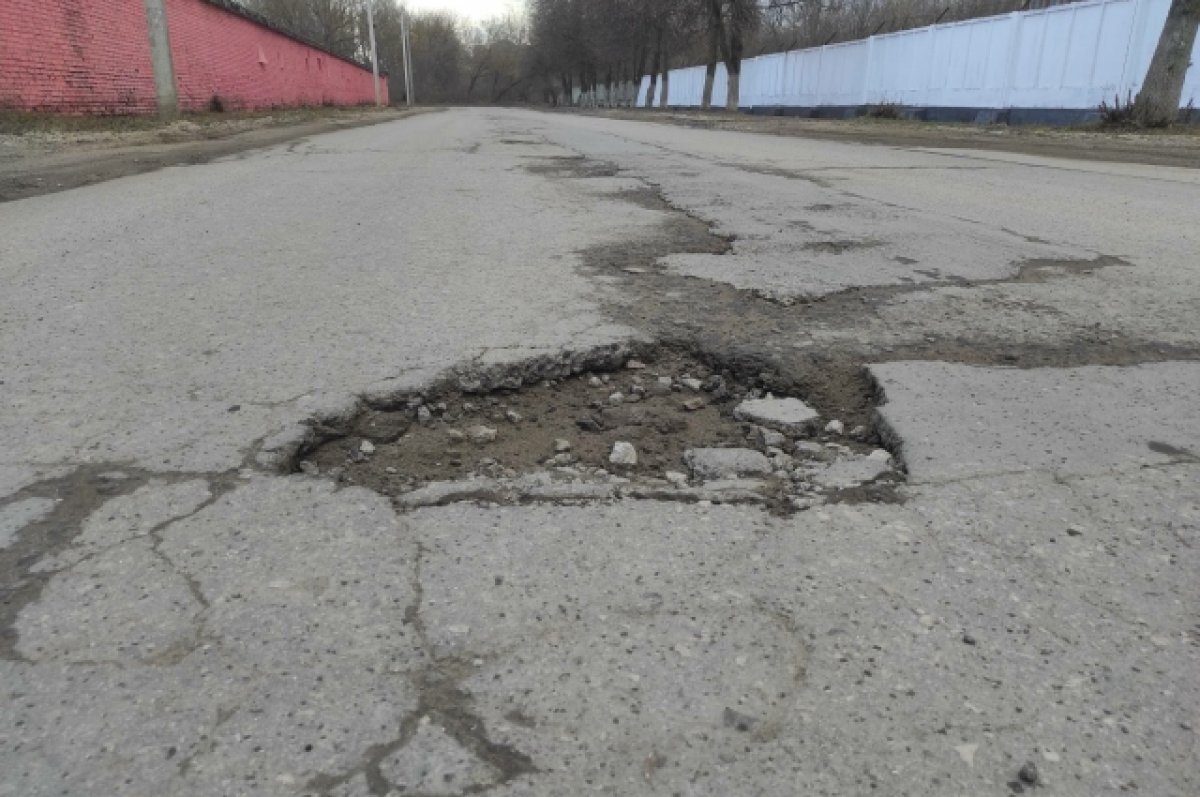    В Туле снова откладывают ямочный ремонт из-за неблагоприятной погоды