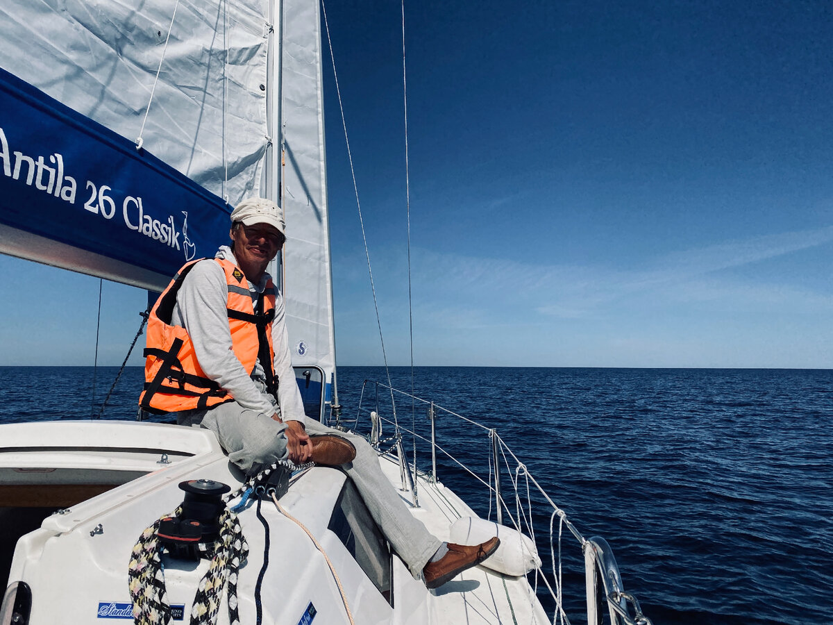 Вырвались на открытую Ладогу.