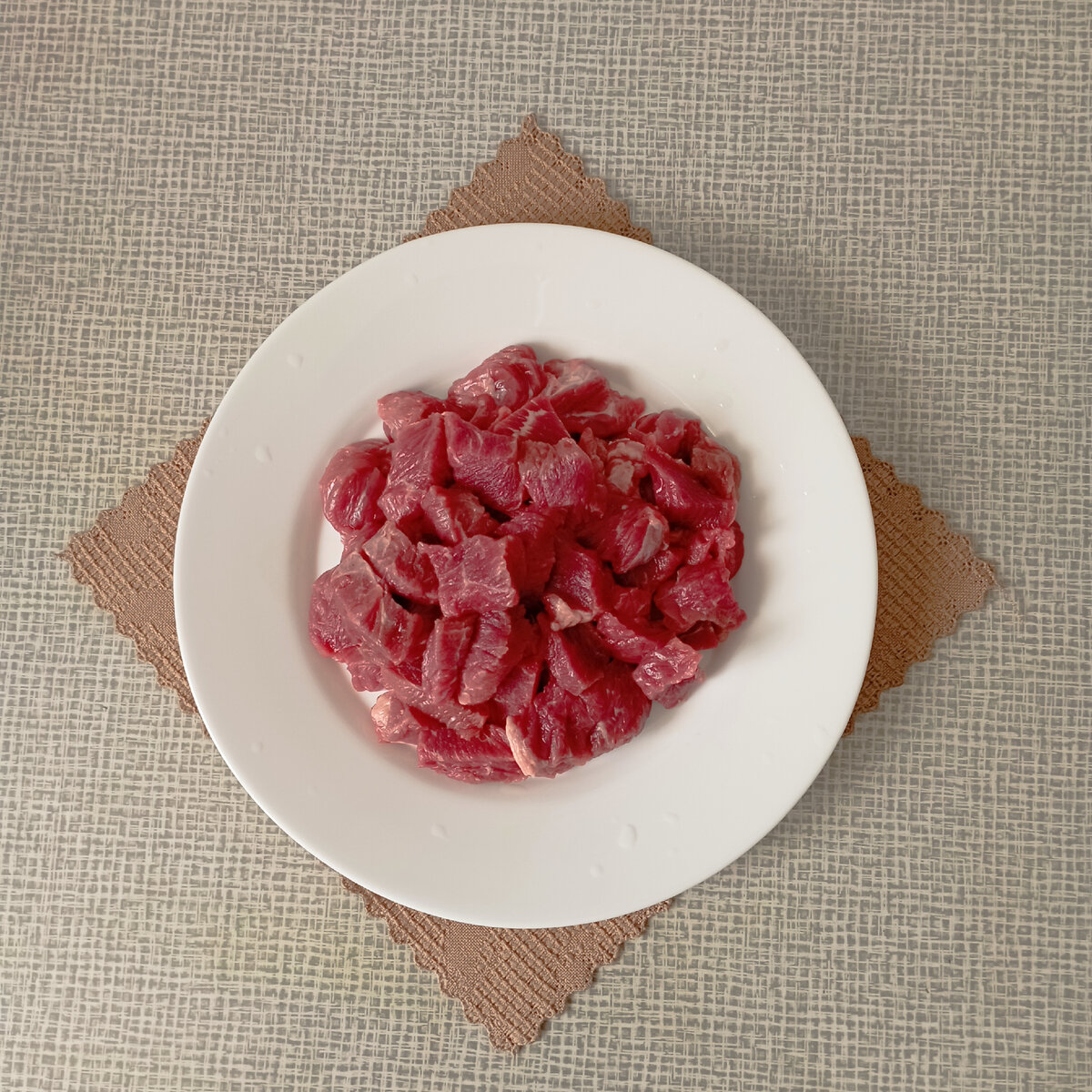 У меня нынче говядина. Процесс приготовления. Фото моё.