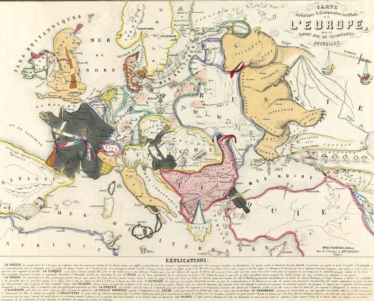 Карта мира 1790 года