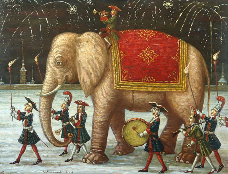 Подарок Персидского шаха (художник В. Ермолаев), 2004 г.