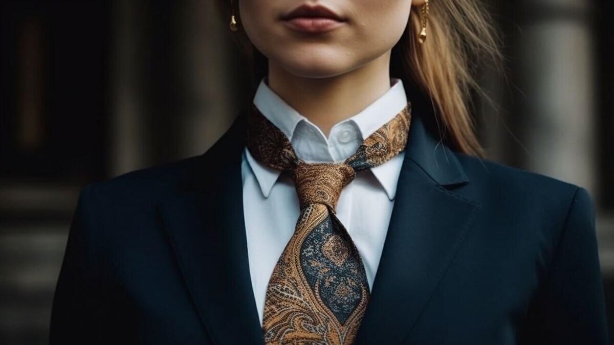    Женский галстук© Rnews