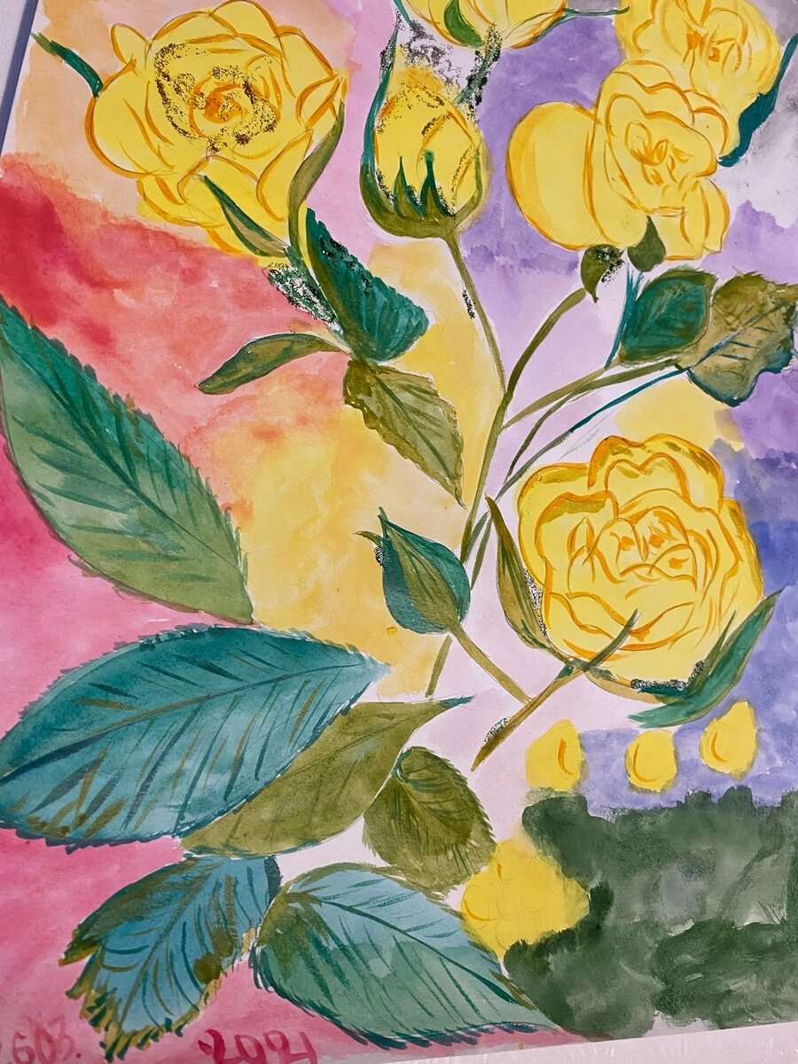 Guzel M, 2021.Акварель