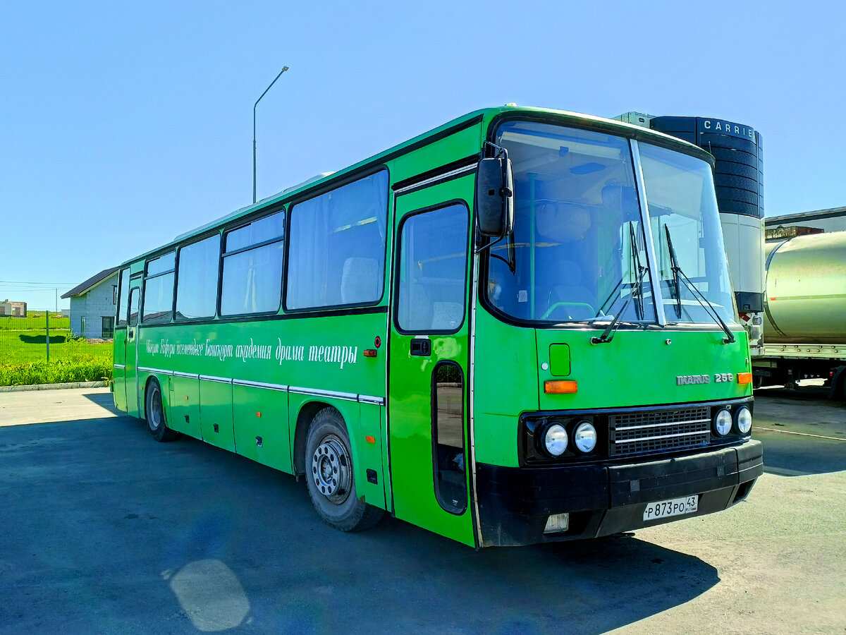 Икарус 256 на окраине Кирова, июнь 2022 год 