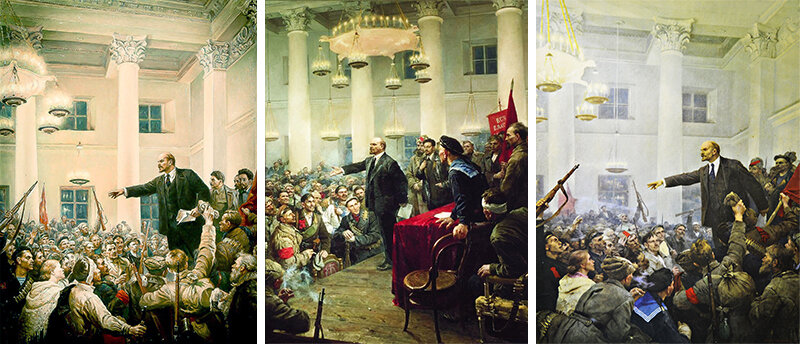 Ленин провозглашает советскую власть картина серова 1947