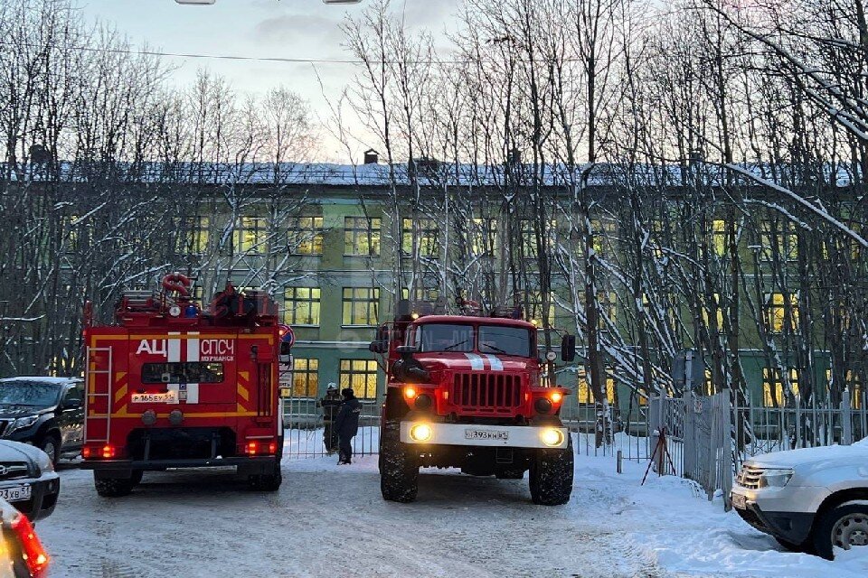     В учреждении сработала АПС. Фото: vk.com/murmansk.region