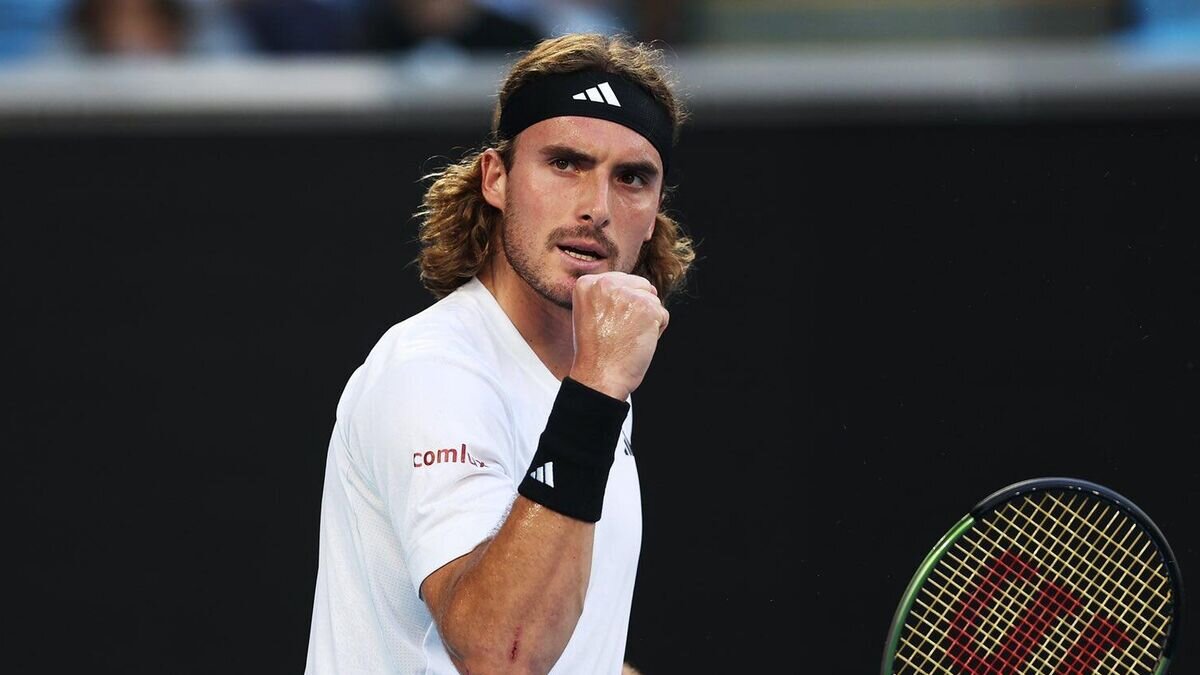    Греческий теннисист Стефанос Циципас© ATP Tour