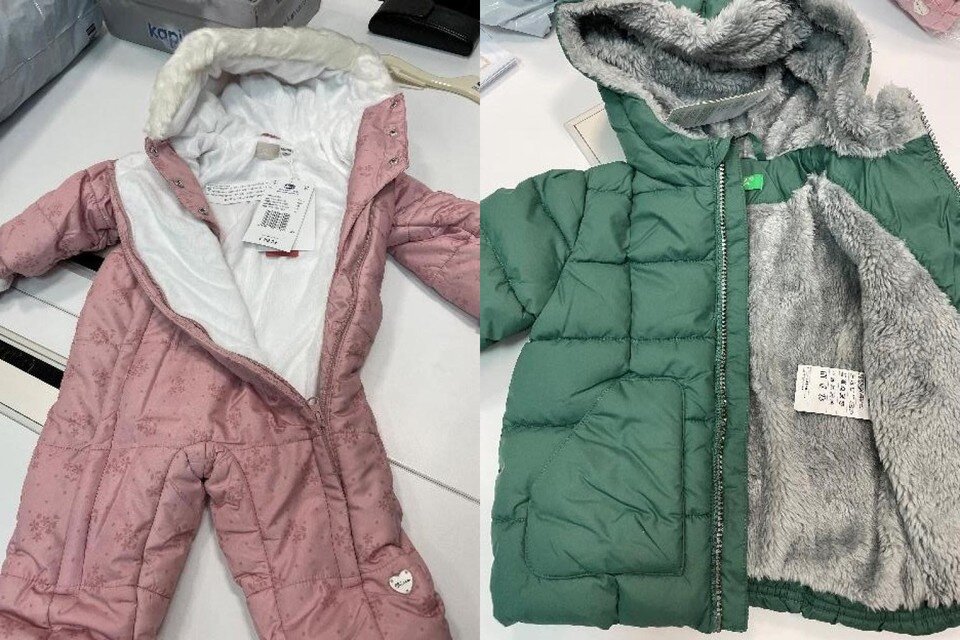     Под запрет попал детский комбинезон и утепленная куртка. Фото: danger.gskp.by